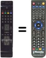 Telecomando equivalente NordMende UN 32 M 1000