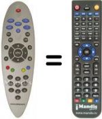 Telecomando equivalente NordMende MC 2850