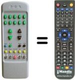 Telecomando equivalente Mivar 26 M 2 DVB