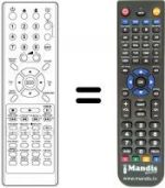 Telecomando equivalente NordMende NMHT 1591 SE