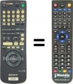 Telecomando equivalente Sony DVP-S 7700