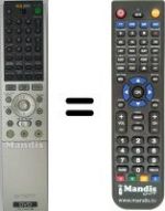 Telecomando equivalente Sony RDR-GX3