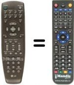 Telecomando equivalente Goldstar 2330 P