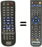 Telecomando equivalente Hyundai DVD 320 C
