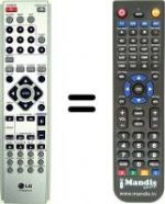 Telecomando equivalente LG LH-W 5200