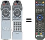 Telecomando equivalente Manhattan MT 2510 S