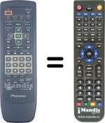 Telecomando equivalente Pioneer DV 626