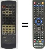 Telecomando equivalente Pioneer DV 525