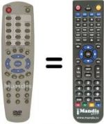 Telecomando equivalente NordMende DV 3151 SE
