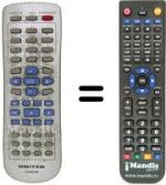 Telecomando equivalente United DVD 4057 M