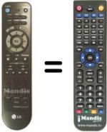 Telecomando equivalente Goldstar DVD 3200E