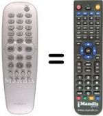 Telecomando equivalente Aristona DVD 723