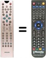Telecomando equivalente Aristona DVD R 1000