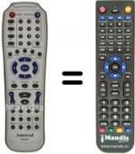 Telecomando equivalente Amstrad D 2600