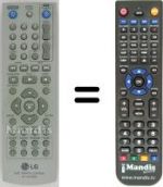 Telecomando equivalente LG DVX 298