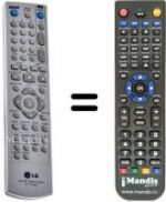 Telecomando equivalente Goldstar DR-7400