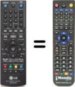 Telecomando equivalente LG DVT 699 H