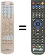 Telecomando equivalente TEAK DV-3500
