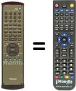 Telecomando equivalente TEAK DV-50