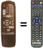 Telecomando equivalente Hifivox DVD 400 SA