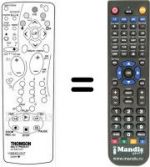 Telecomando equivalente Hifivox DTH 3600