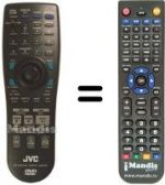 Telecomando equivalente JVC XV-D701