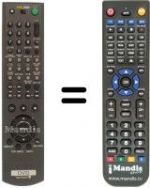 Telecomando equivalente Sony DVP-NS 930
