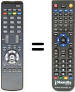 Telecomando equivalente Vestel S 8280 SD