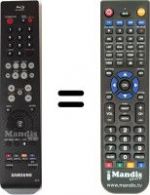 Telecomando equivalente Samsung BD P-2500