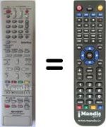 Telecomando equivalente Sharp DV-HR 300