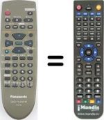 Telecomando equivalente National DVD RV 60
