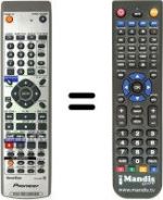 Telecomando equivalente Pioneer DVR 3100 S