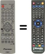 Telecomando equivalente Pioneer DVD 470