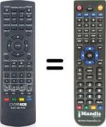 Telecomando equivalente Overtech DVBT065PVR