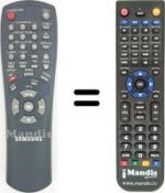 Telecomando equivalente Samsung SV435XV