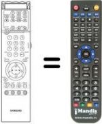 Telecomando equivalente Samsung SP43RETROPRO