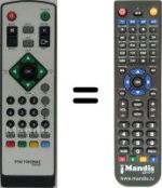 Telecomando equivalente Metronic ZAP BOX FIRST