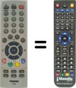 Telecomando equivalente Toshiba 14N21D2