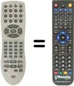Telecomando equivalente Sinudyne 1490C