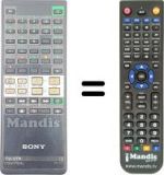 Telecomando equivalente Sony 1-465-783-11