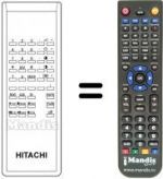 Telecomando equivalente Hitachi C15-P-110VT