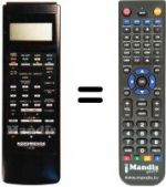 Telecomando equivalente NordMende V1400E
