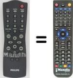 Telecomando equivalente Philips AS540