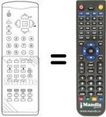 Telecomando equivalente Samsung 3F14-00037-050