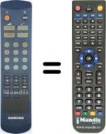 Telecomando equivalente Samsung 3F14-00034-140