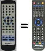 Telecomando equivalente Sanyo 17AT2C