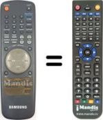 Telecomando equivalente Samsung SV35XK