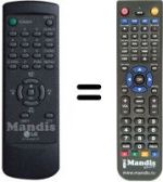 Telecomando equivalente LG 6710V00017F