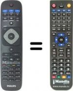 Telecomando equivalente Philips 40HFL2829T/12