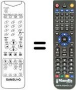 Telecomando equivalente Samsung TB20C5